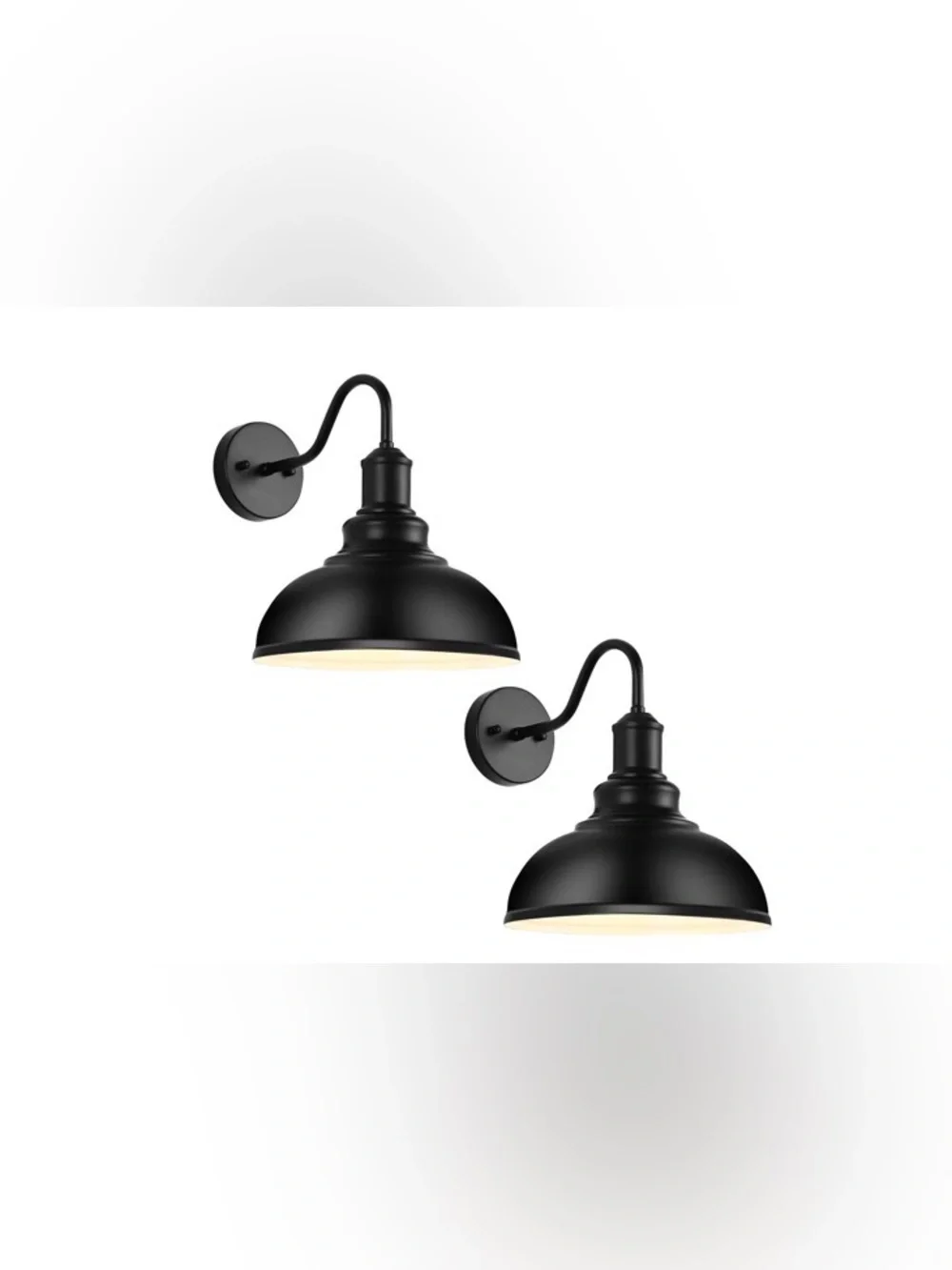 Black Industrial Wall Sconce - Brand: